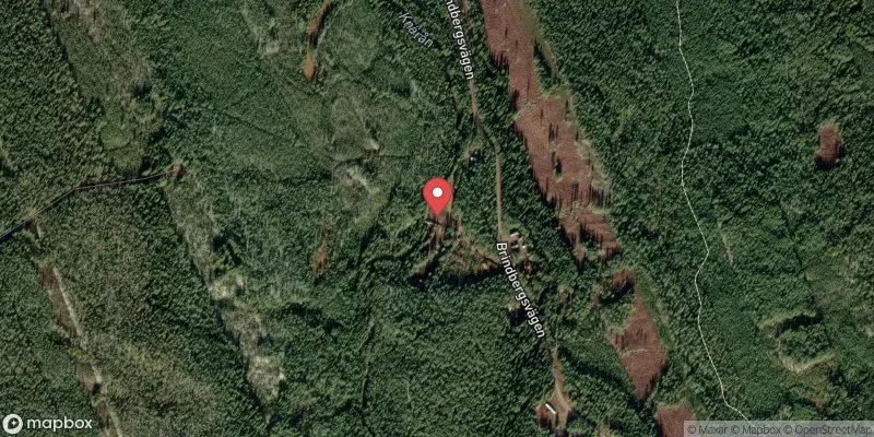 Satellitbild över Brunnsberg, Knärån i Älvdalen