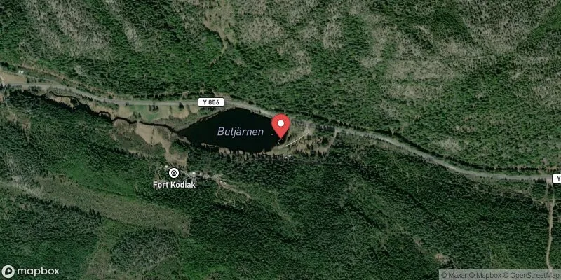 Satellitbild över Butjärn i Kramfors