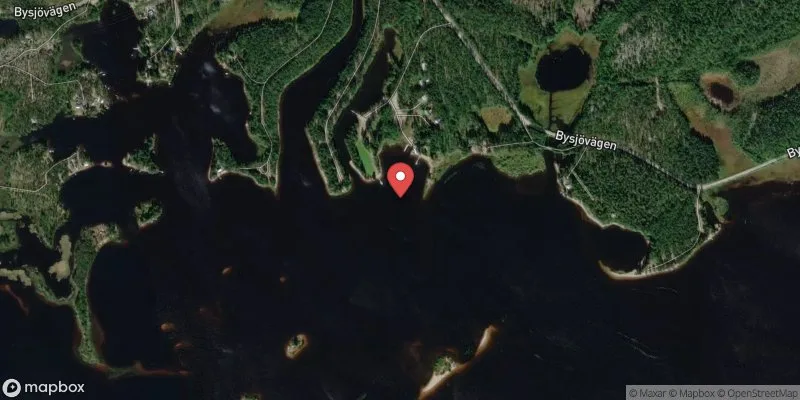 Satellitbild över Byberget i Ånge