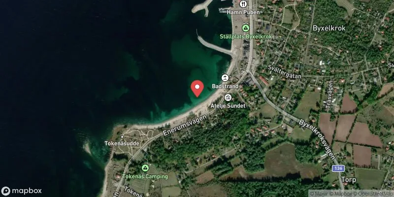 Satellitbild över Byxelkrok i Borgholm