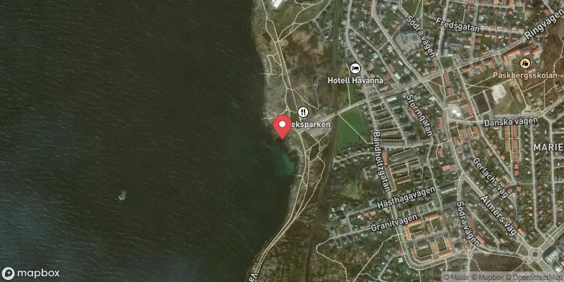 Satellitbild över Djupa Dräkt i Varberg
