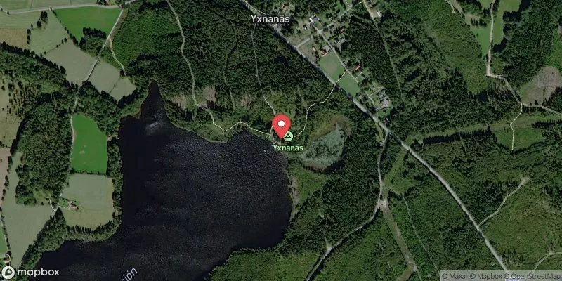 Satellitbild över Djupasjön, Yxnanäs i Tingsryd