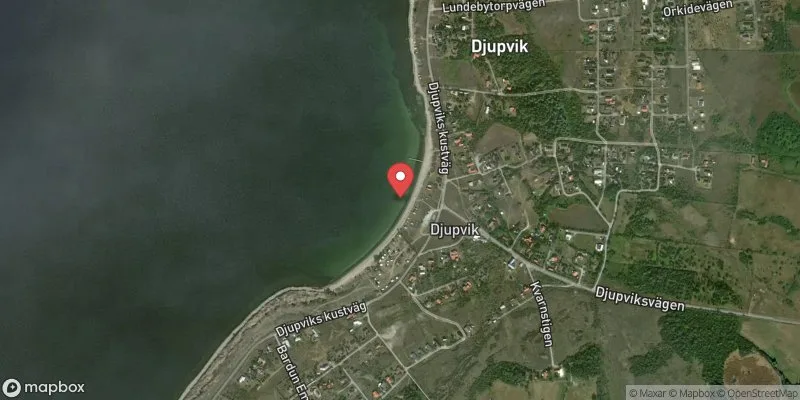 Satellitbild över Djupvik i Borgholm