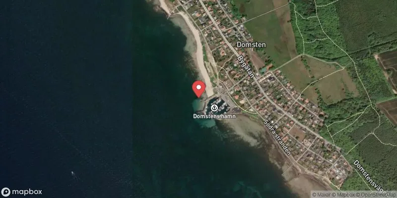 Satellitbild över Domsten i Helsingborg