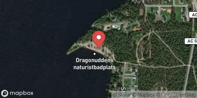 Dragonudden, Stöcksjöns östra badplats