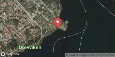 Drevviken, Badudden