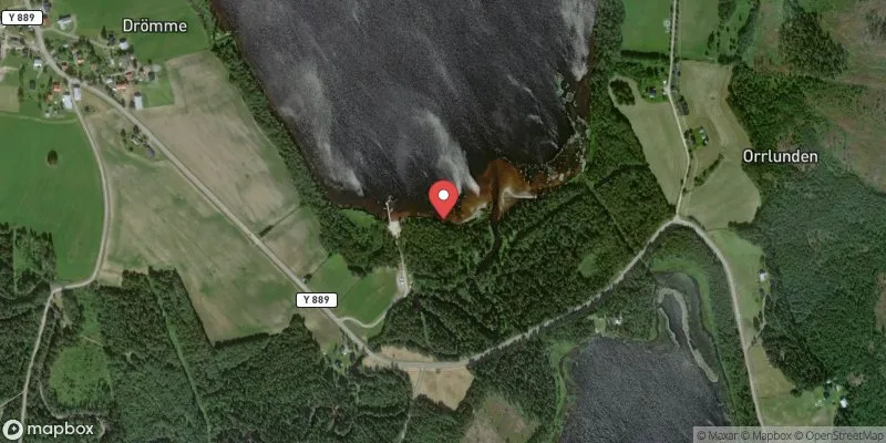 Satellitbild över Drömmebadet i Örnsköldsvik