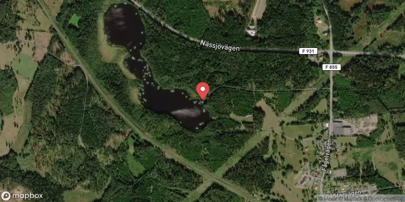 Satellitbild över Dundersjön, Ängs badpl. i Nässjö