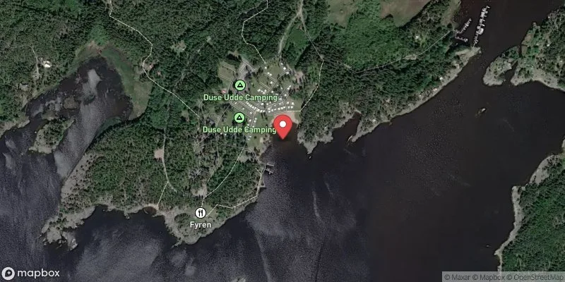 Satellitbild över Duse Camping i Säffle