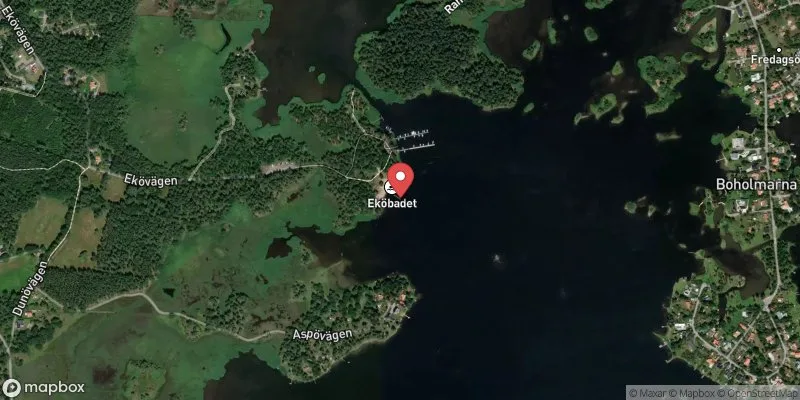 Satellitbild över Ekö i Kalmar