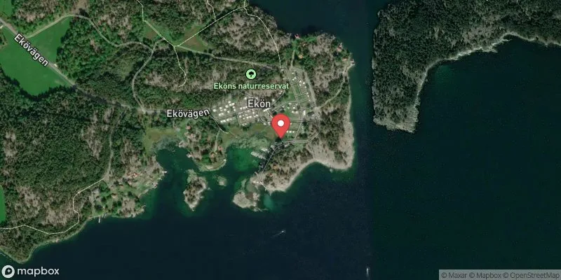 Satellitbild över Ekön, Gryt i Valdemarsvik