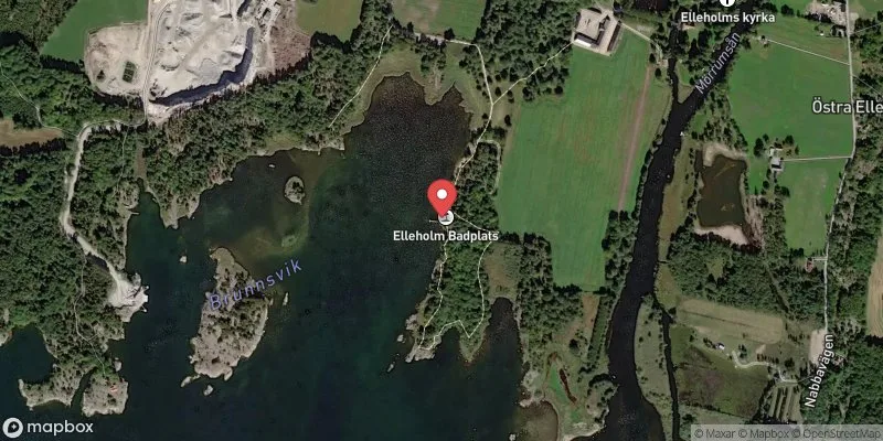 Satellitbild över Elleholm i Karlshamn