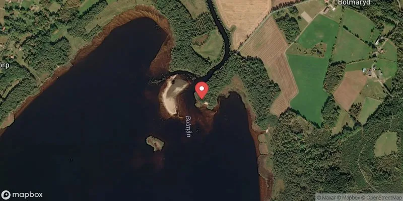 Satellitbild över Exen, Bolmaryd i Ljungby