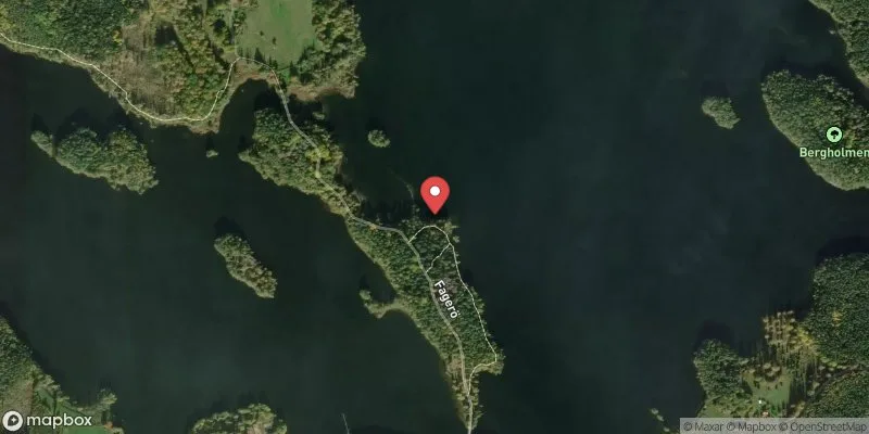 Satellitbild över Fagerön i Katrineholm