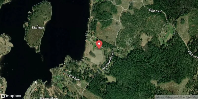 Satellitbild över Fagerviken i Tierp