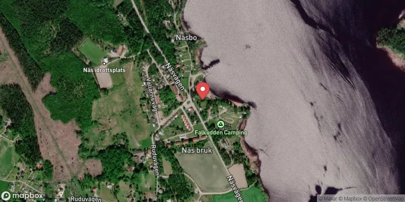 Satellitbild över Falkudden i Avesta