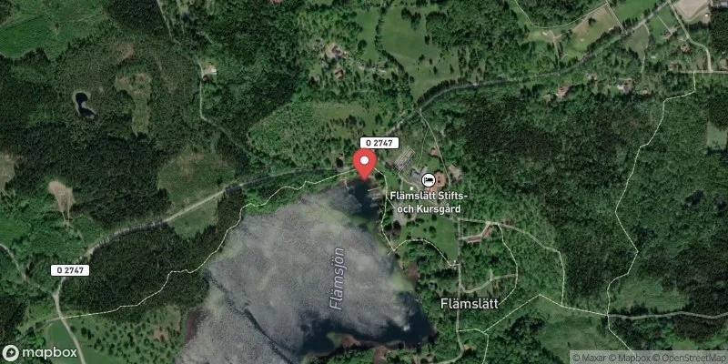 Satellitbild över Flämslätt i Skara