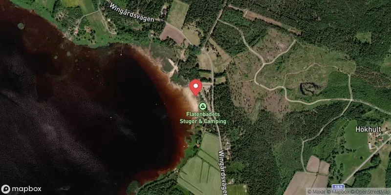 Satellitbild över Flaten i Gnosjö