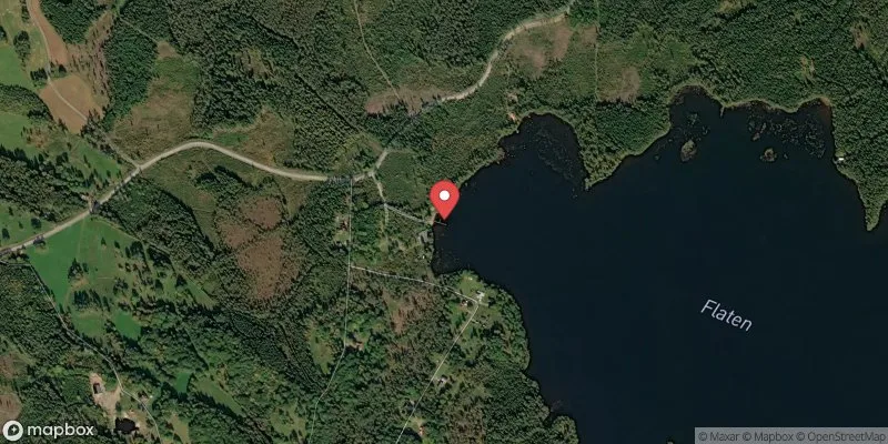 Satellitbild över Flatenbadet i Gislaved