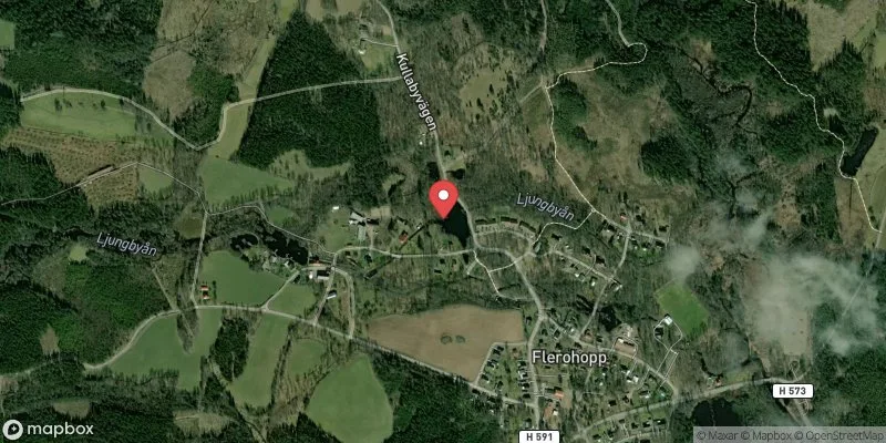 Satellitbild över Flerohopp i Nybro