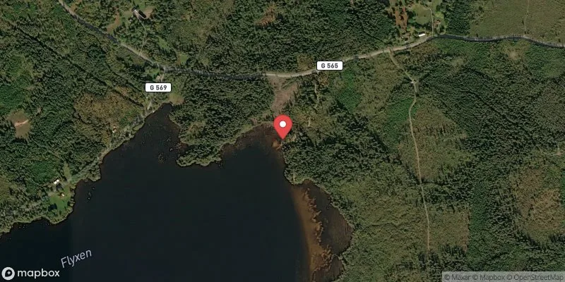 Satellitbild över Flyxen, Vittaryd i Ljungby