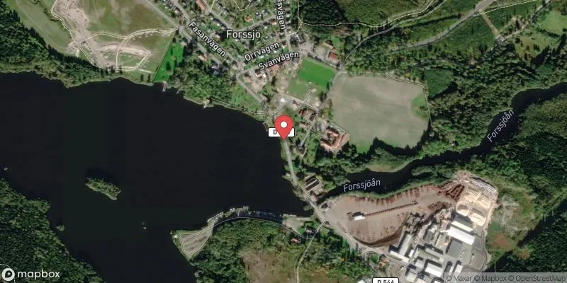 Satellitbild över Forssjösjön i Katrineholm