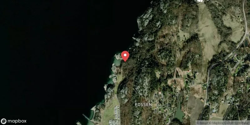 Satellitbild över Fossens Camping i Uddevalla