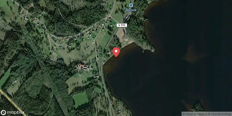 Satellitbild över Fryken, Malviken i Sunne