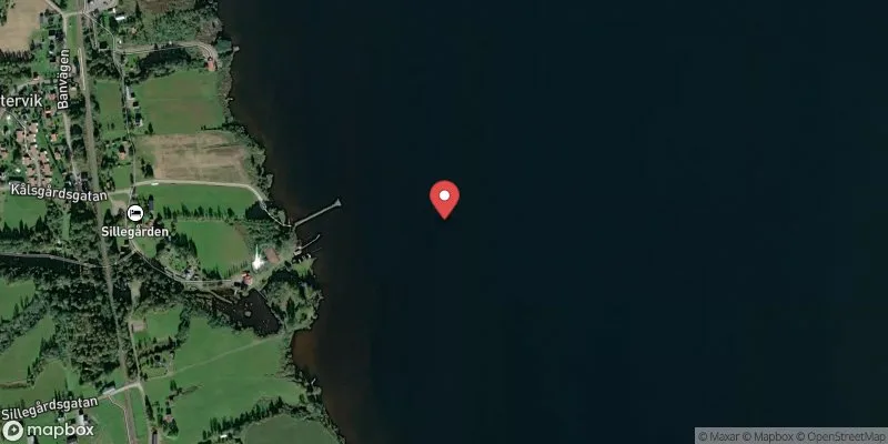 Satellitbild över Fryken, Sillegården i Sunne