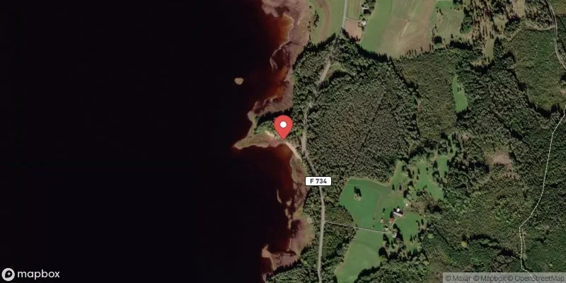 Satellitbild över Furen, Hyltans badplats i Värnamo