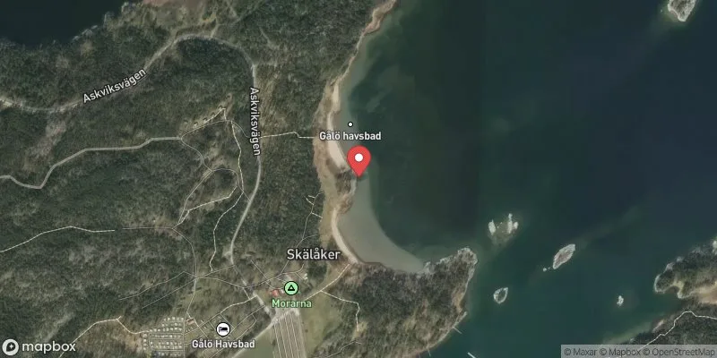 Satellitbild över Gålö, Skälåker i Haninge