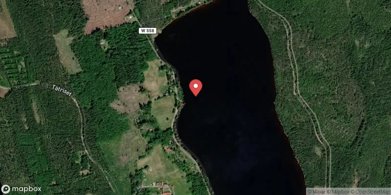 Satellitbild över Gänsen i Ludvika