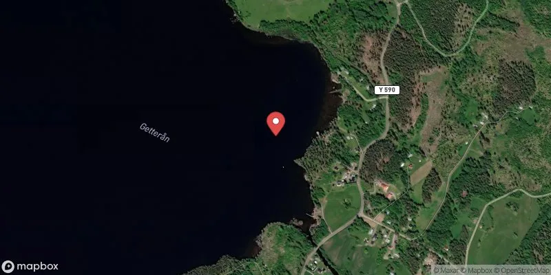 Satellitbild över Gissjön, Fränsta i Ånge