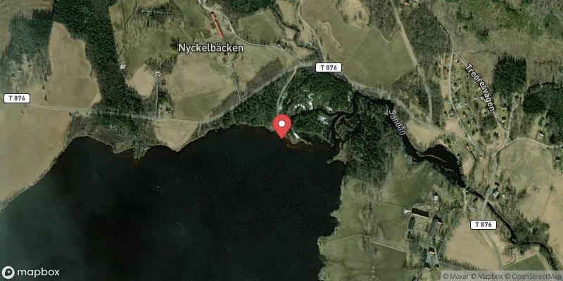 Satellitbild över Glien, Långa Sand i Lindesberg