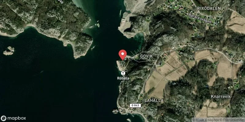 Satellitbild över Govik i Lysekil