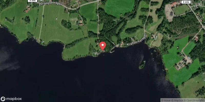 Satellitbild över Grängen, Grängsbo i Ovanåker