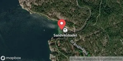 Gränsö, Sandvikens badplats