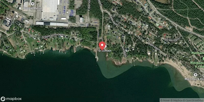 Satellitbild över Gräsmaln, Hudiksvall i Hudiksvall