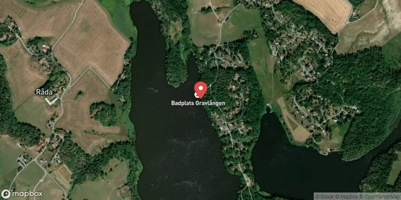 Satellitbild över Gravlången i Trollhättan