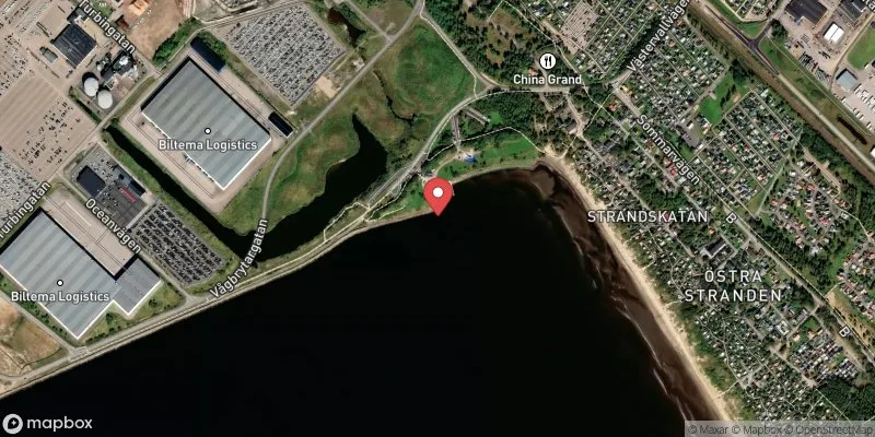 Satellitbild över Gröningen i Halmstad