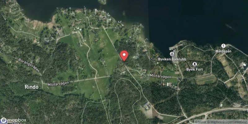 Satellitbild över Grönviken i Vaxholm