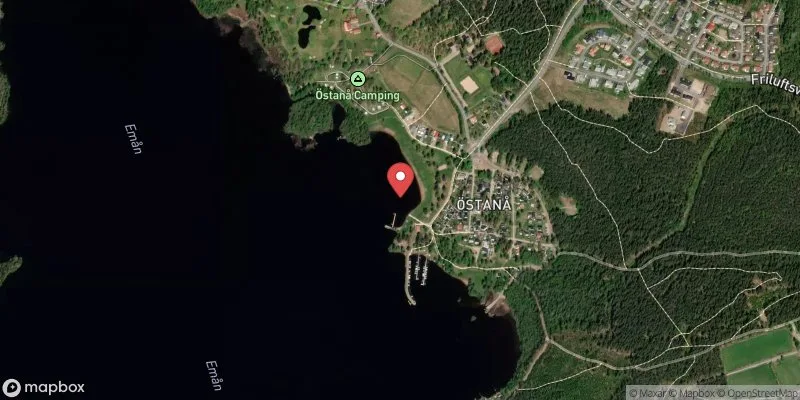 Satellitbild över Grumlan, Östanå i Vetlanda