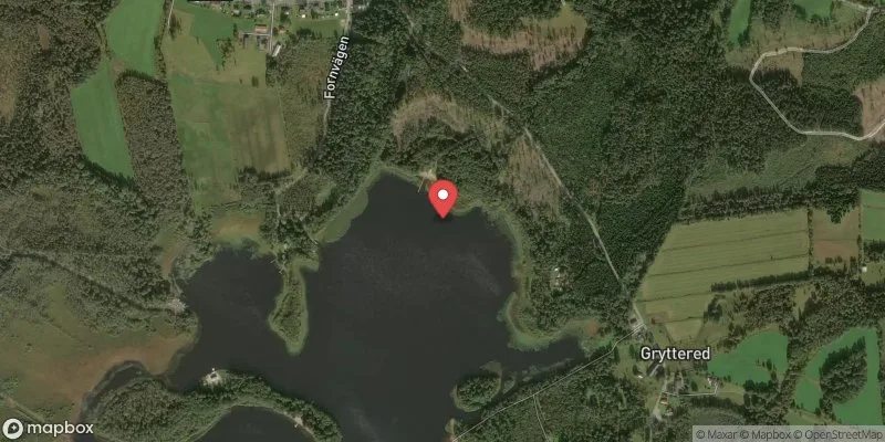 Satellitbild över Grytteredssjön i Tranemo