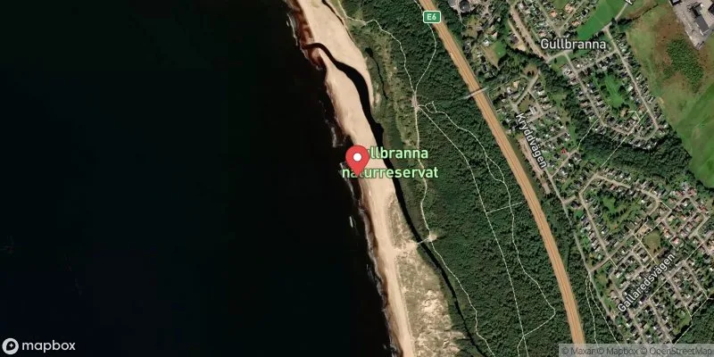 Satellitbild över Gullbranna i Halmstad