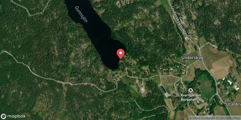 Satellitbild över Gunnsjön i Norrtälje