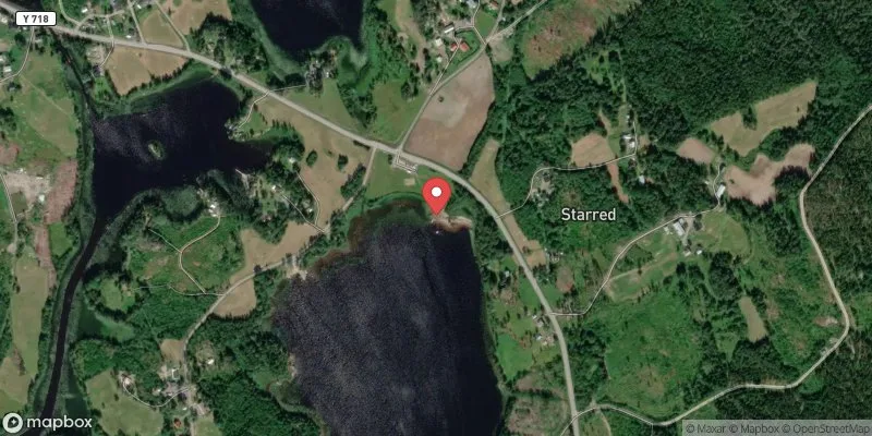 Satellitbild över Gussjön, Starreds badplats i Härnösand
