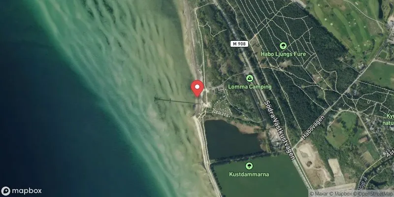 Satellitbild över Habo Ljungs camping i Lomma
