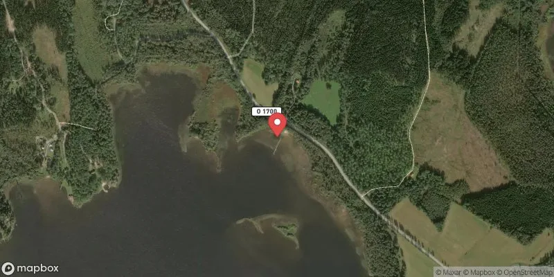 Satellitbild över Haganäsbadet, Yttre Åsunden i Ulricehamn