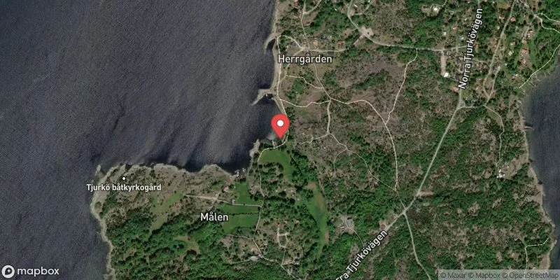 Satellitbild över Hägnviken, Tjurkö i Karlskrona