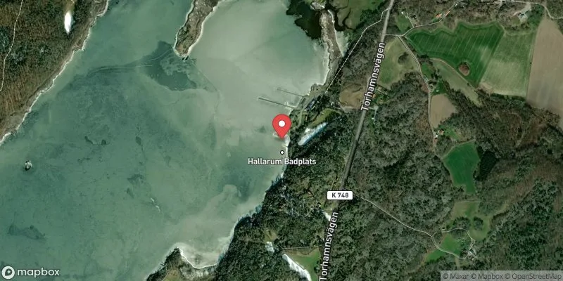 Satellitbild över Hallarum i Karlskrona